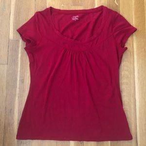 LOFT Crimson Short Sleeve Tee